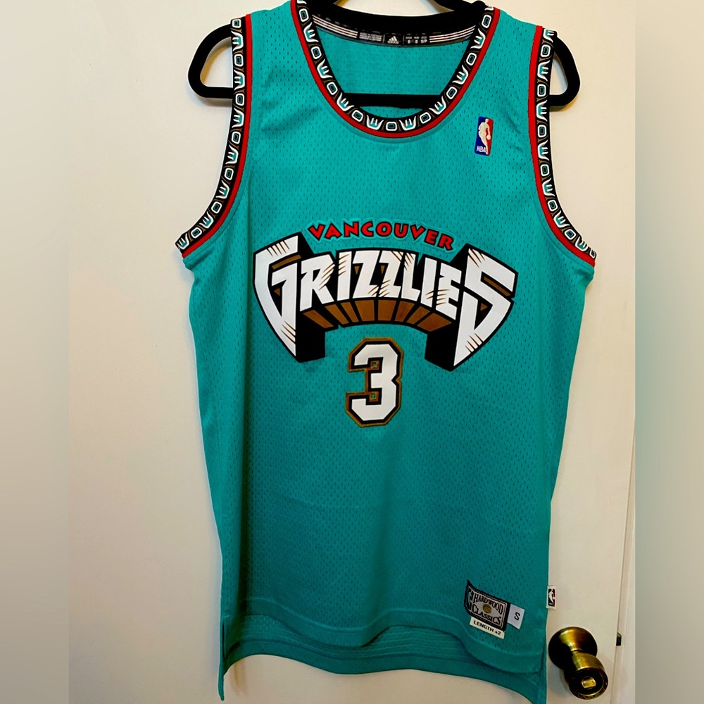 Vintage Adidas Men's Hardwood Classic Vancouver Grizzlies Abdur Rahim Jersey Sm